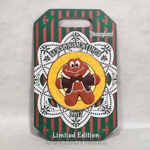 Disney Parks Holiday Pin Seasons Eatings Gingerbread Cookie Mr Toad Christmas